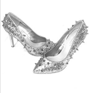 Studded heels super cute to spruce up any outfit